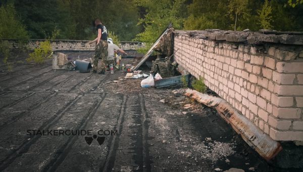 Сталкеры на крыше ВНЗ "Круг"