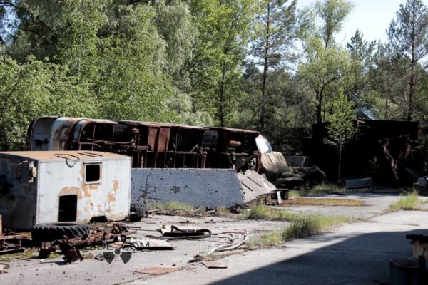 Брошенный завод «Юпитер» в Припяти