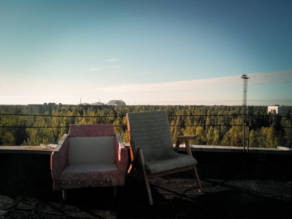 Вид с крыши Припять