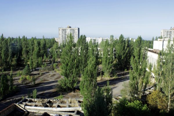 Припять гостиница Полесье колоннада центральная площадь