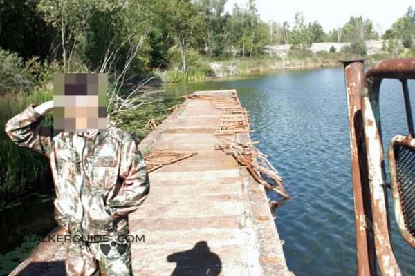 Речной порт и кафе припять причал