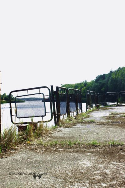 Речной порт и кафе припять причал