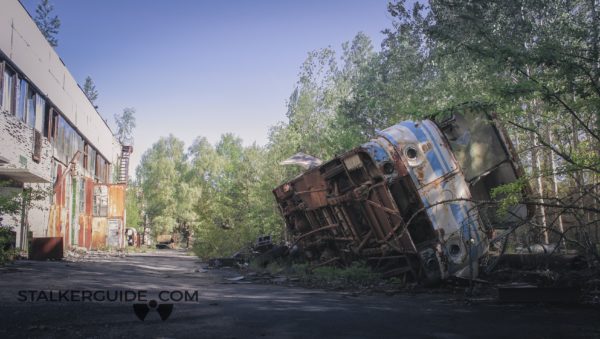 Брошенный завод «Юпитер» в Припяти