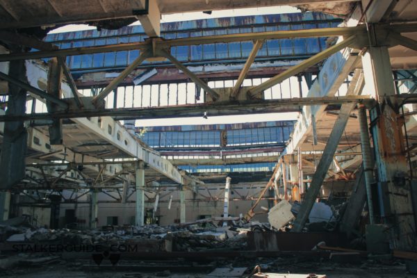 Брошенный завод «Юпитер» в Припяти